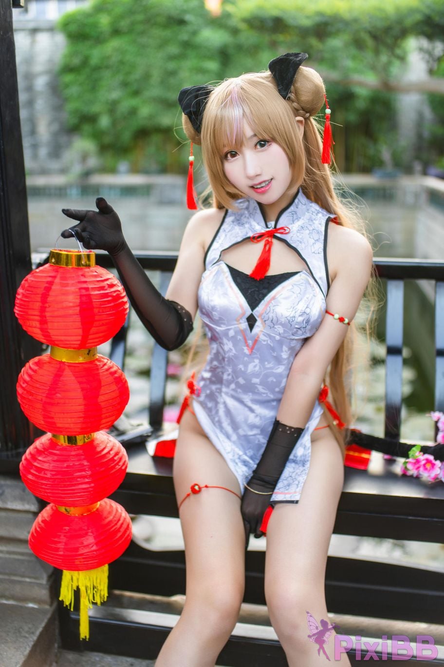 Cosplayer Mimi Hanyu girls frontline Mk23 Honey flower PixiBB.COM 016