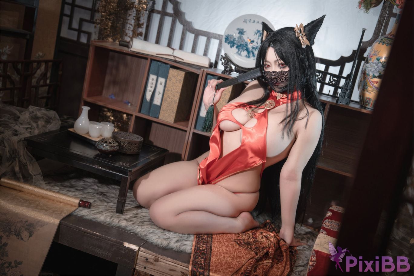 Cosplayer Luo Li LoLiSAMA azur lane sea chips Waking dream mellow PixiBB.COM 002