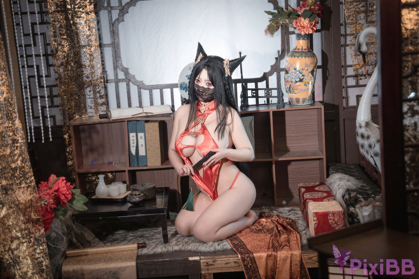 Cosplayer Luo Li LoLiSAMA azur lane sea chips Waking dream mellow PixiBB.COM 007