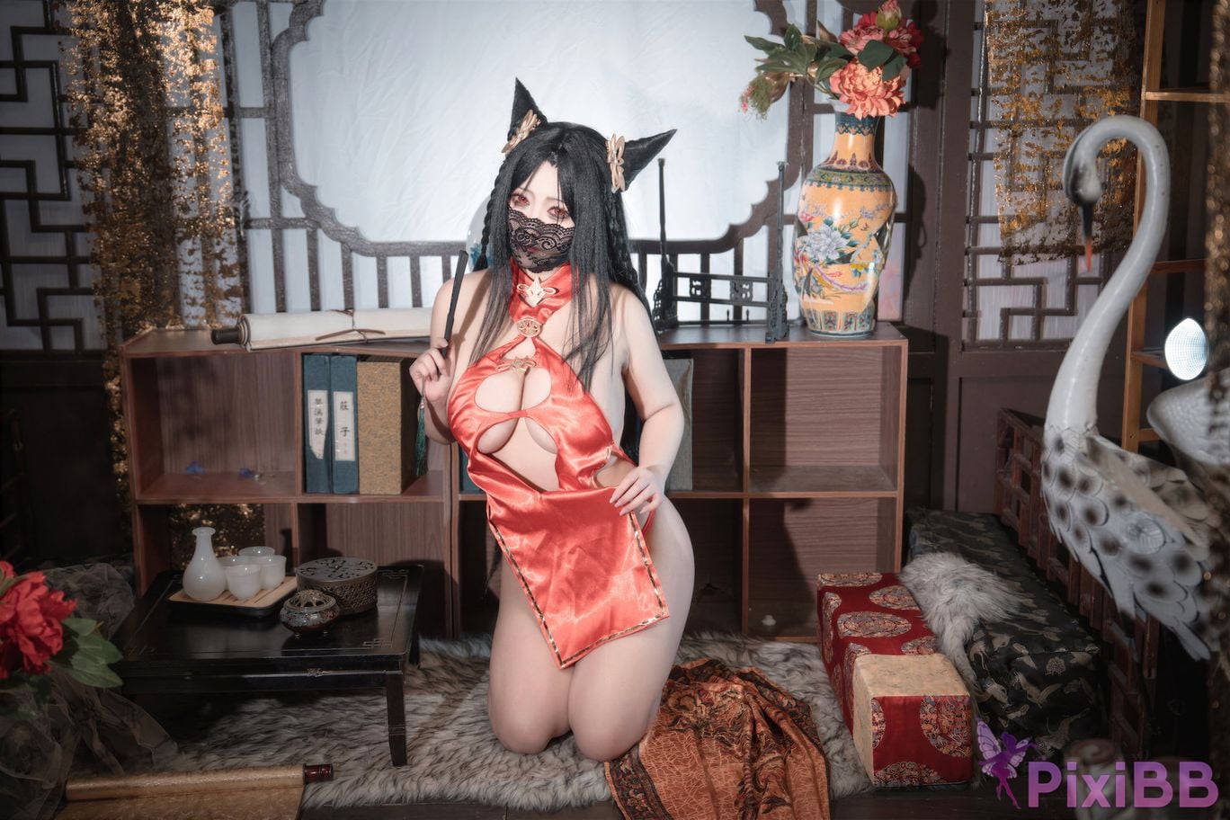 Cosplayer Luo Li LoLiSAMA azur lane sea chips Waking dream mellow PixiBB.COM 008