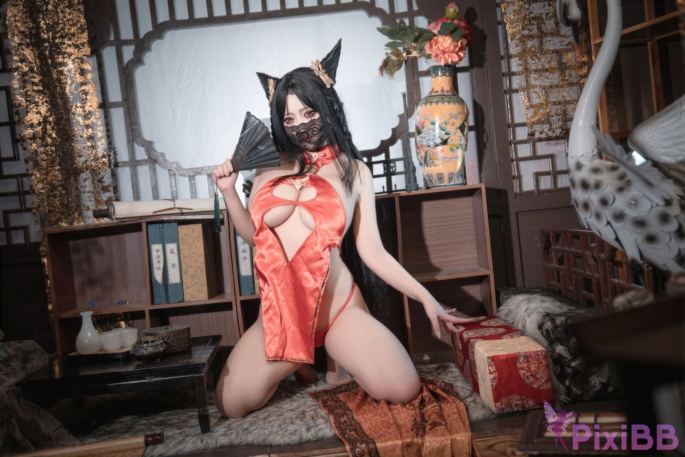 Cosplayer Luo Li LoLiSAMA azur lane sea chips Waking dream mellow PixiBB.COM 009