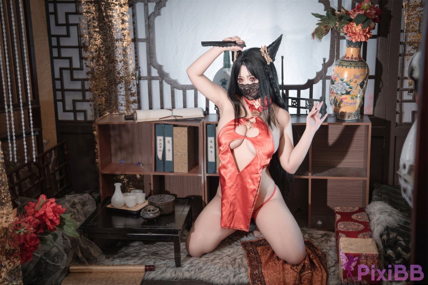 Cosplayer Luo Li LoLiSAMA azur lane sea chips Waking dream mellow PixiBB.COM 010