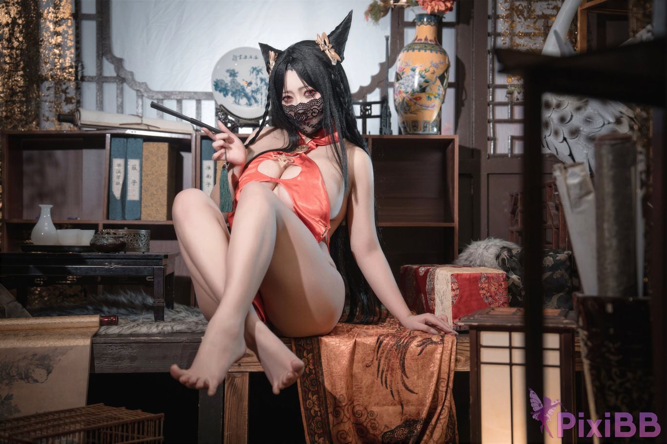 Cosplayer Luo Li LoLiSAMA azur lane sea chips Waking dream mellow PixiBB.COM 026