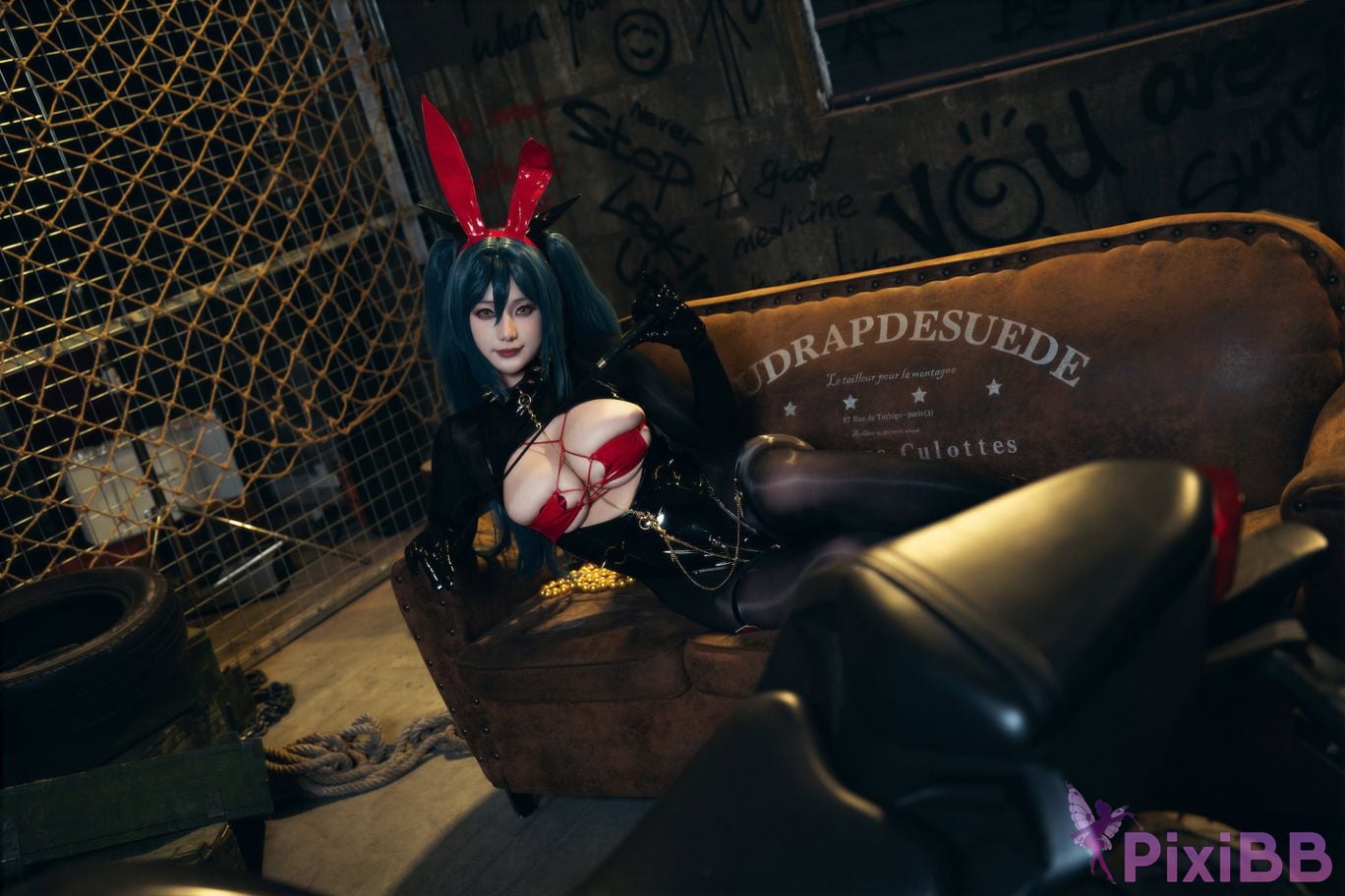 Cosplayer Xinglan is Lanlan and her name Lanmei. azur lane regensburg PixiBB.COM 017