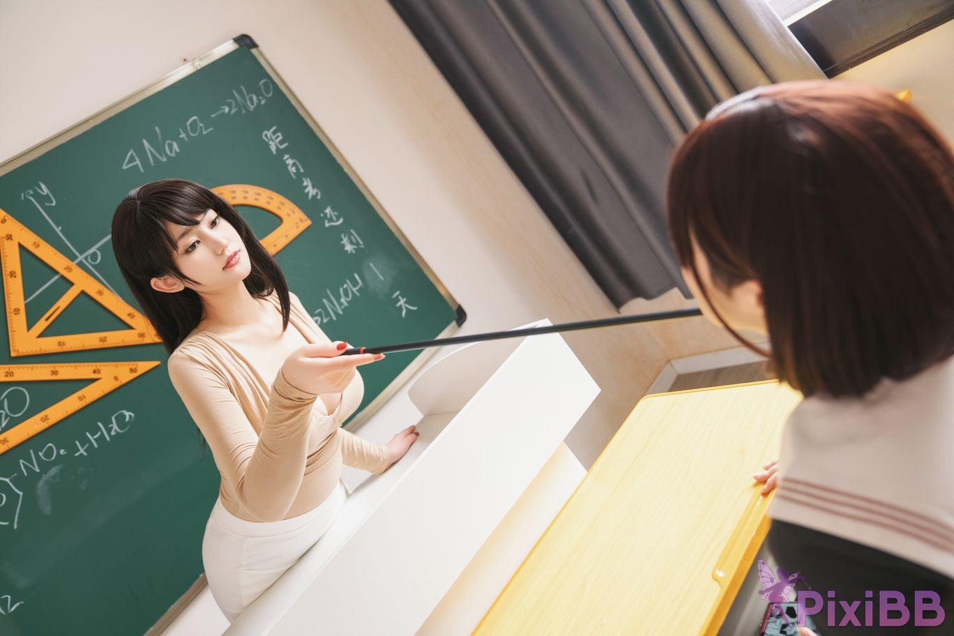 Coser Xing lan shi lan lan jiao lan mei ya PixiBB.COM 098