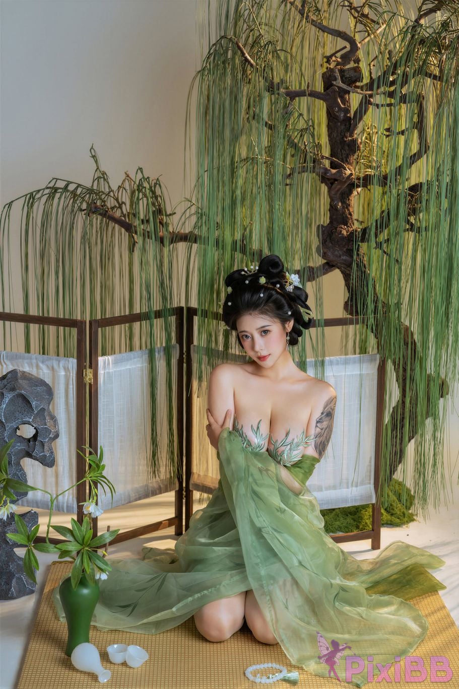 Cosplayer Nai tide chan nice Pick up greenery PixiBB.COM 041