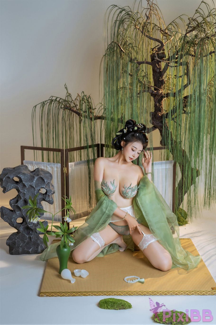 Cosplayer Nai tide chan nice Pick up greenery PixiBB.COM 042