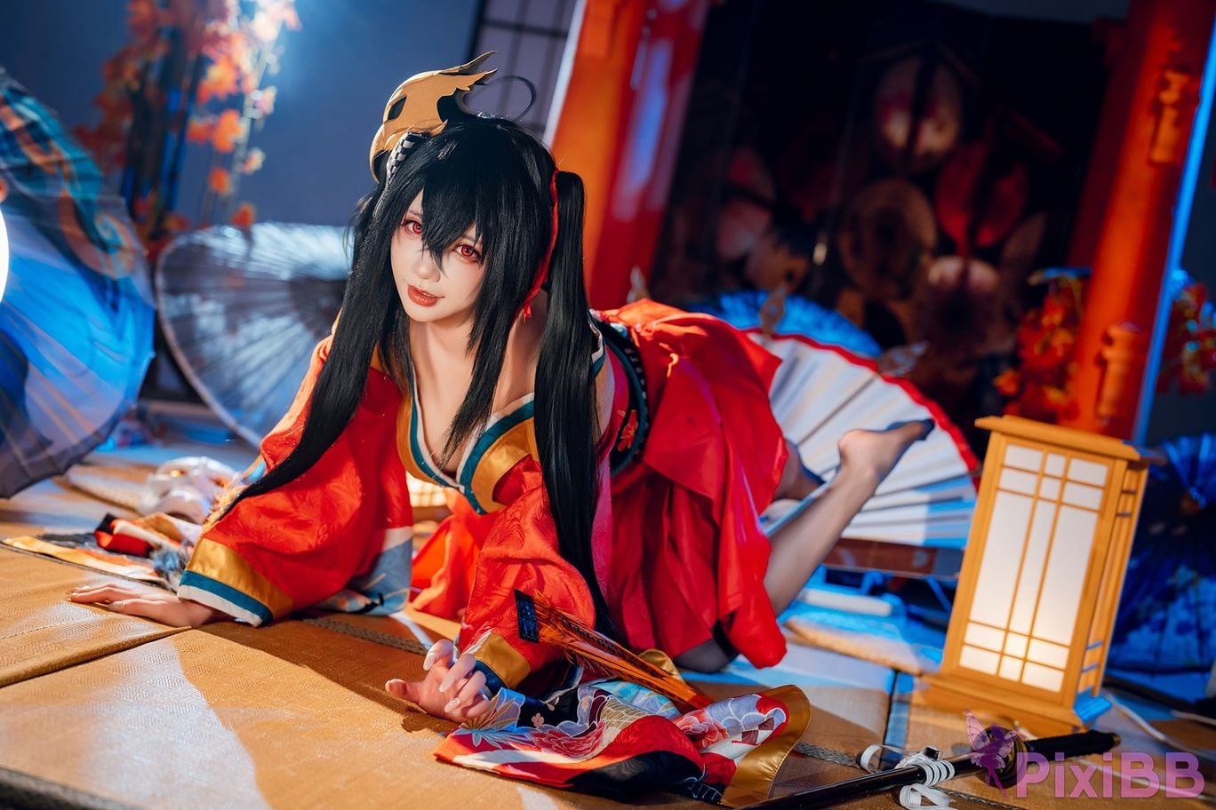 Cosplayer Is it a little bear Taiho kimono PixiBB.COM 004