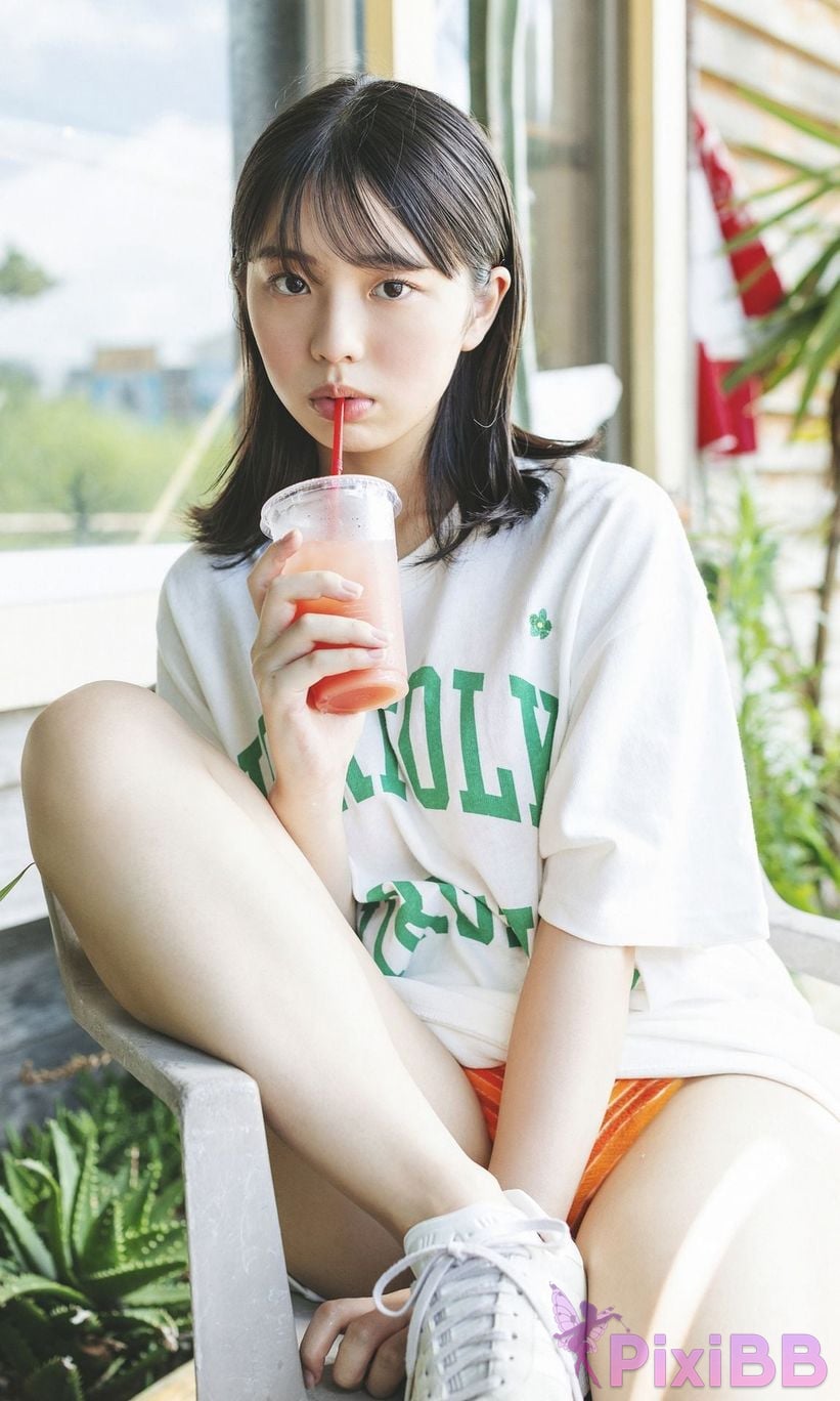 Japanese Idol Kikuchi Hina Himena Digital only Photo Collection GROWING UP Weekly Play PHOTO BOOK PixiBB.COM 002