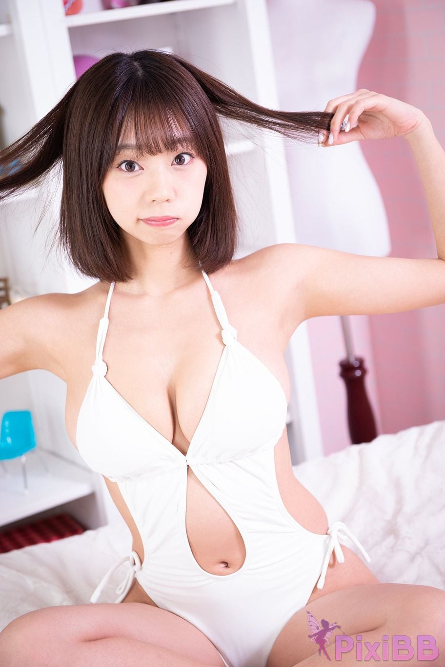 Japanese Idol Hikaru Aoyama Grass rice encyclopedia PixiBB.COM 045