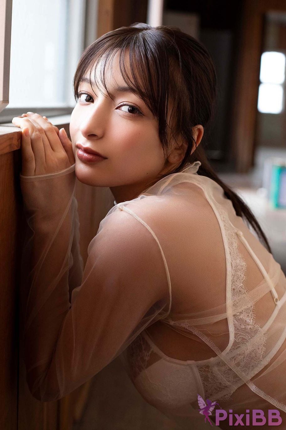 Japanese Idol Marina Momose Erika Expanded version Complete 50P Yanmaga Other YM2025 issue 16 unreleased cut digital photo book PixiBB.COM 052