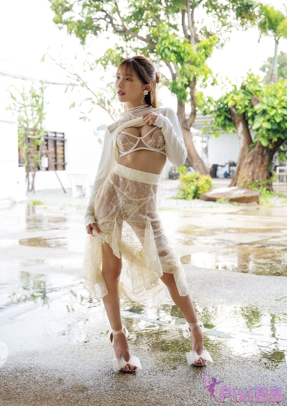 Japanese Idol Karen Yuzuriha photo collection Le ciel bleu PixiBB.COM 075