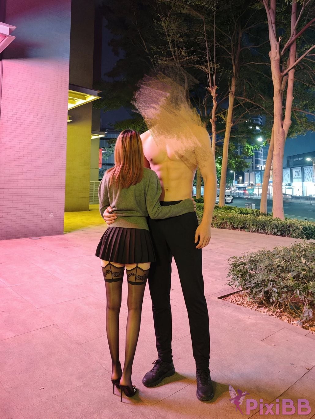 OtherXXX Tatatheslut Long legged Welfare Ji exposed her outdoors PixiBB.COM 016