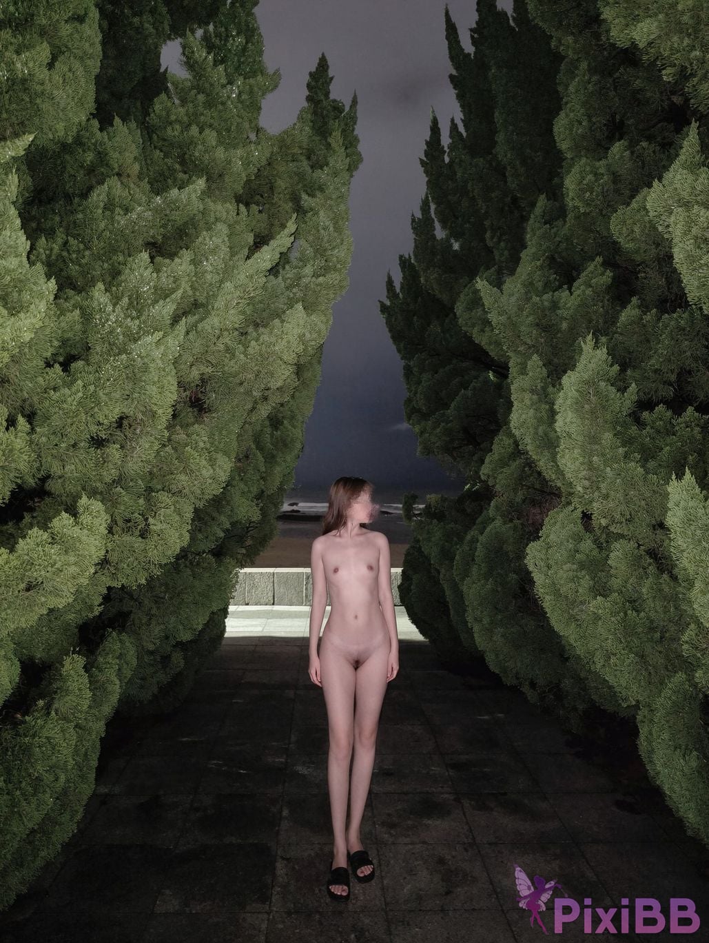 OtherXXX Tatatheslut Long legged Welfare Ji exposed her outdoors PixiBB.COM 038