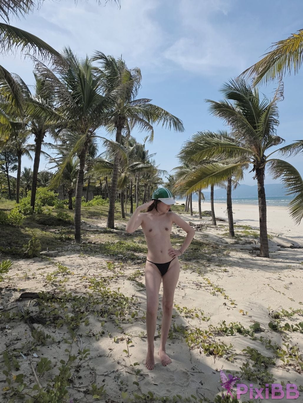 OtherXXX Tatatheslut Long legged Welfare Ji exposed her outdoors PixiBB.COM 079