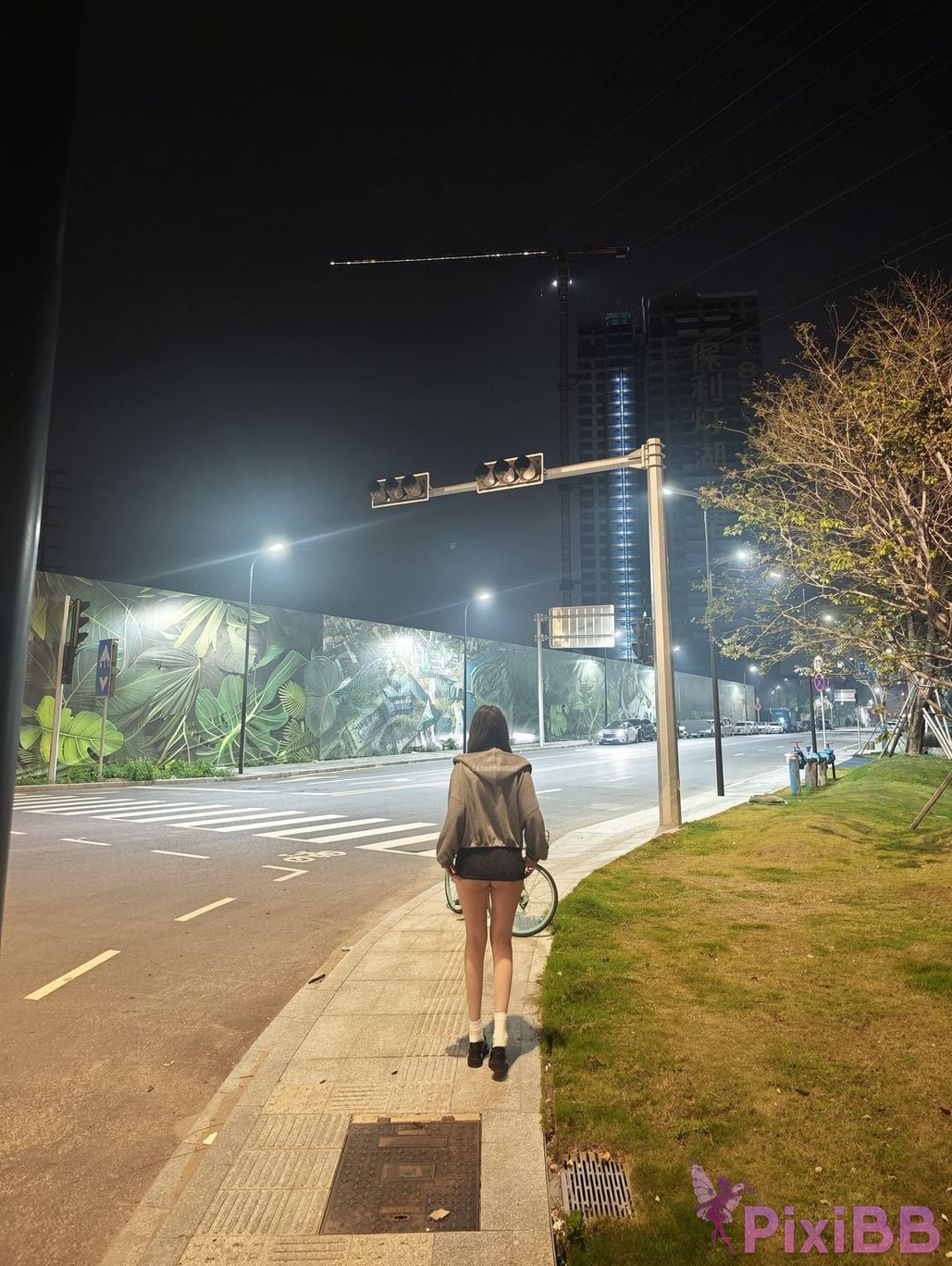 OtherXXX Tatatheslut Long legged Welfare Ji exposed her outdoors PixiBB.COM 119