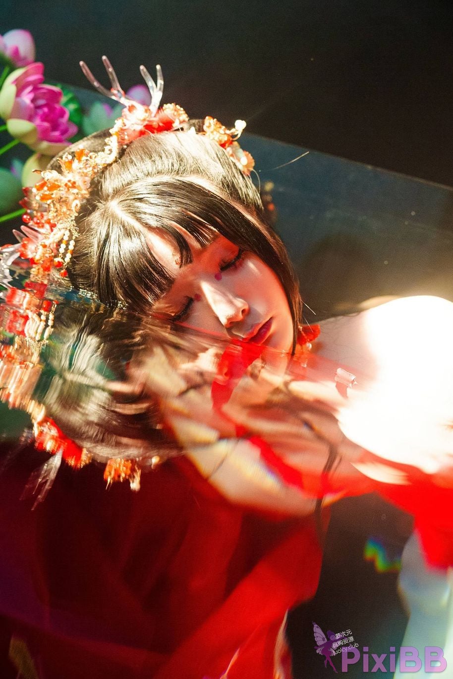 Cosplayer Luoluo Raku chi long ji PixiBB.COM 016