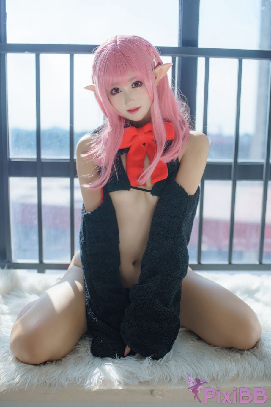 Cosplayer Mimi Hanyu gift cat PixiBB.COM 001