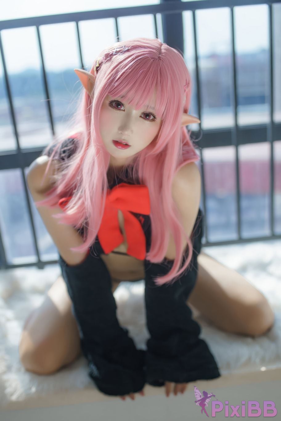 Cosplayer Mimi Hanyu gift cat PixiBB.COM 012