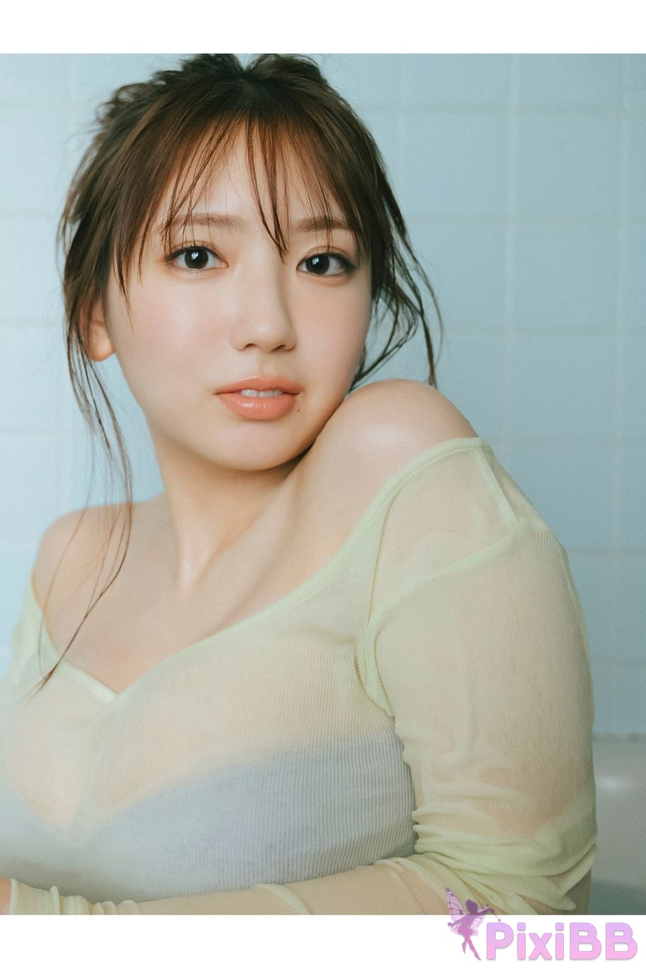 Japanese Idol Sawaguchi Aika FLASH digital photo book Innocent White PixiBB.COM 066