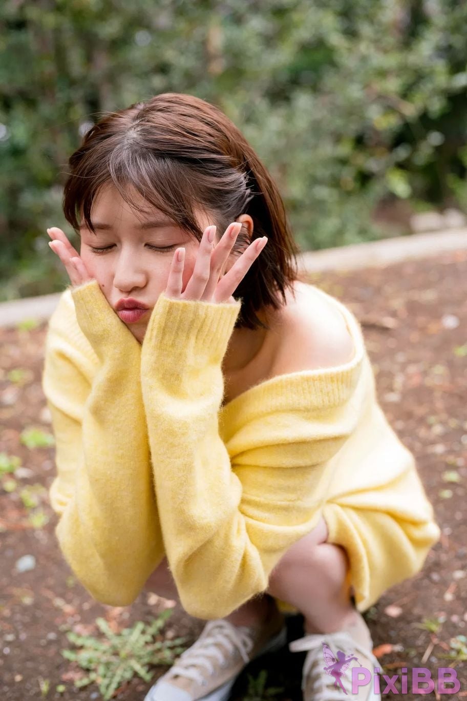 Japanese Idol Yuzuha Saeki monthly girl 047 Completely unpublished 100 cut and movie PixiBB.COM 005