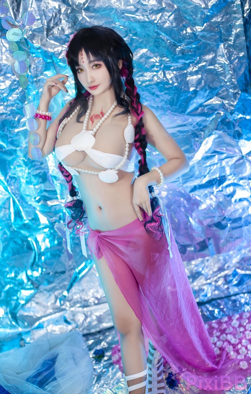 Cosplayer Luo Li LoLiSAMA Sesshoin swimsuit PixiBB.COM 018