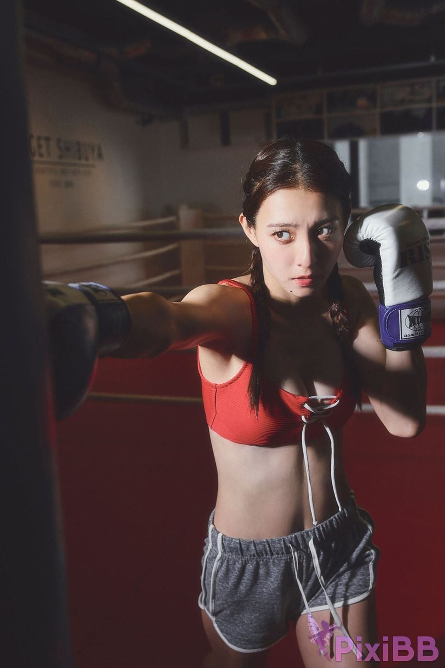 Japanese Idol Kanon Miyahara gong yuan hua yin fighting woman graffiti Yanmaga digital photo book PixiBB.COM 009