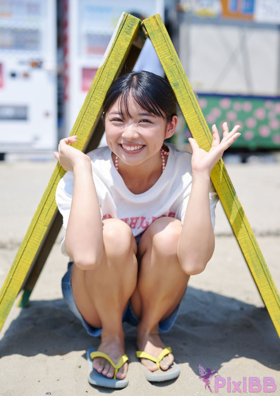 Japanese Idol Miku Kuwajima Kuwashima Sea and Sky last summer bikini DOLCE digital photo book PixiBB.COM 045