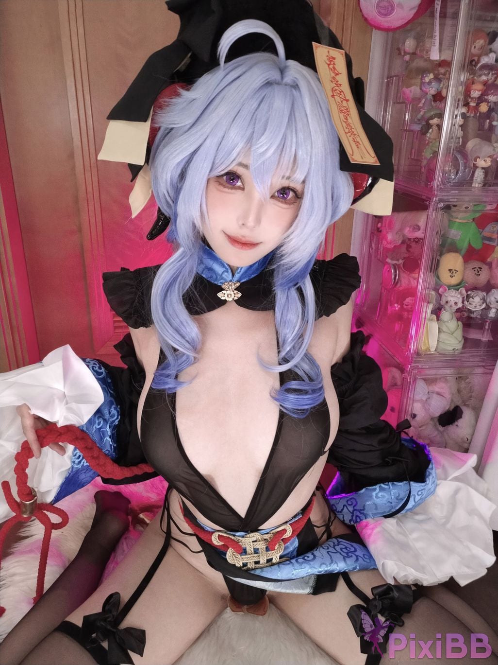 Cosplay Honey Cat Fur Genshin Impact Ganyu Chinese Style Little Zombie PixiBB.COM 010