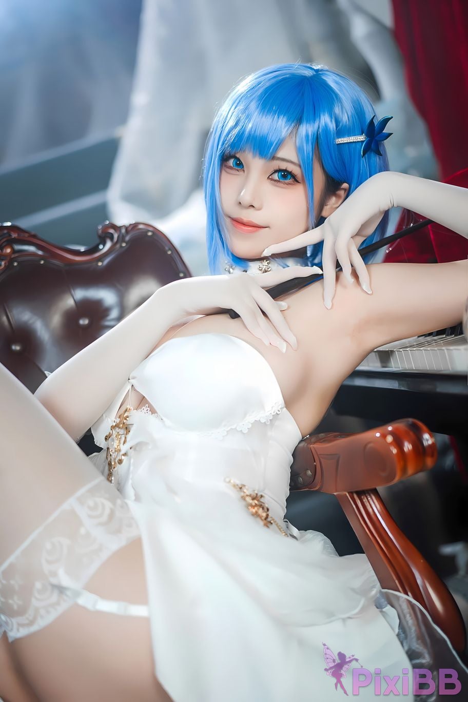 Coser Honey Cat Fur Azur Blue Route Chabayev White Cavalry PixiBB.COM 012