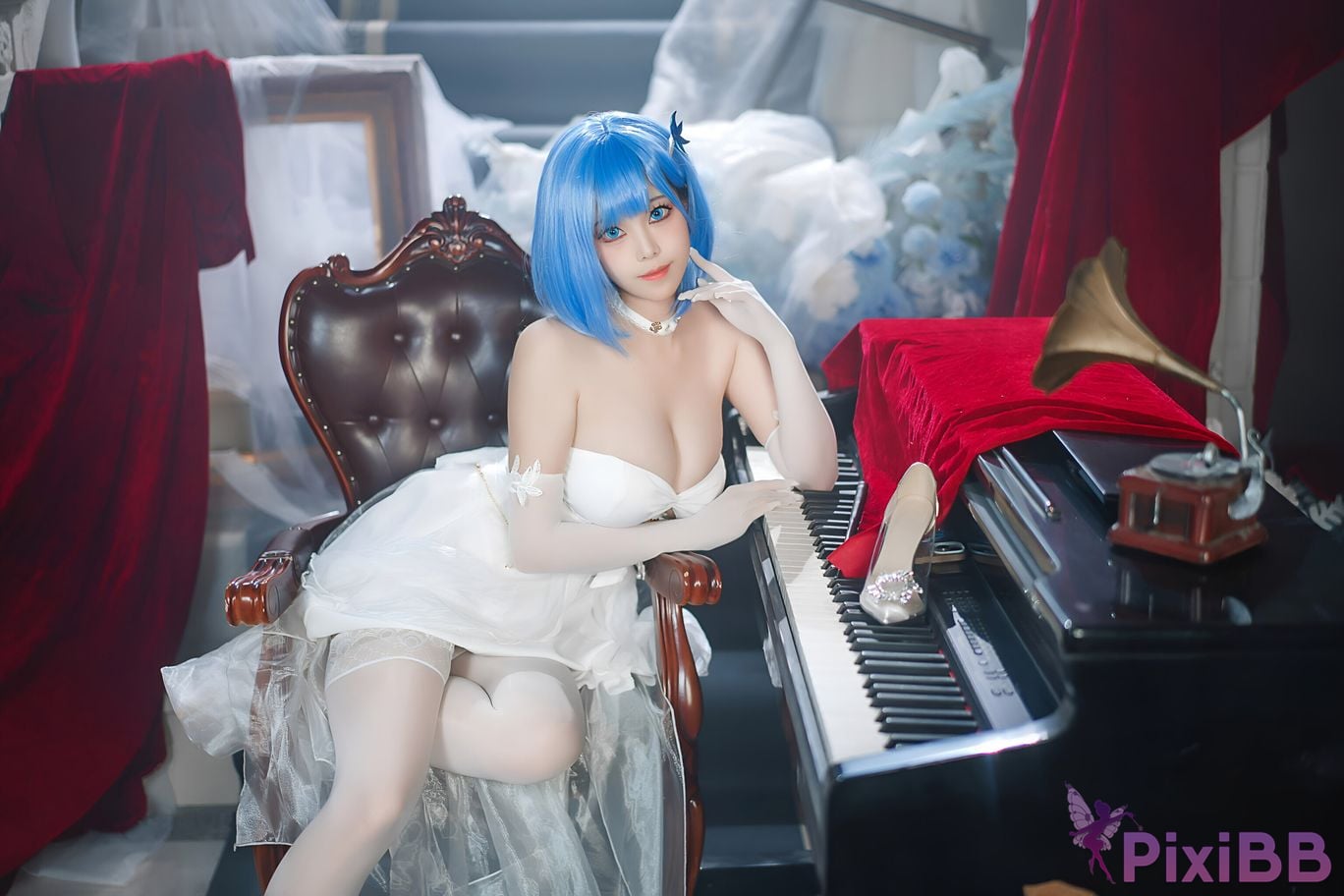 Coser Honey Cat Fur Azur Blue Route Chabayev White Cavalry PixiBB.COM 016