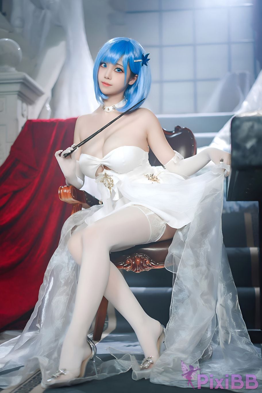 Coser Honey Cat Fur Azur Blue Route Chabayev White Cavalry PixiBB.COM 019