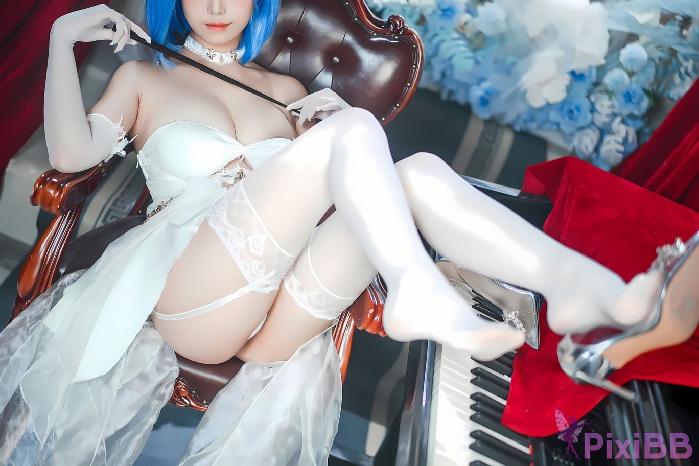 Coser Honey Cat Fur Azur Blue Route Chabayev White Cavalry PixiBB.COM 023