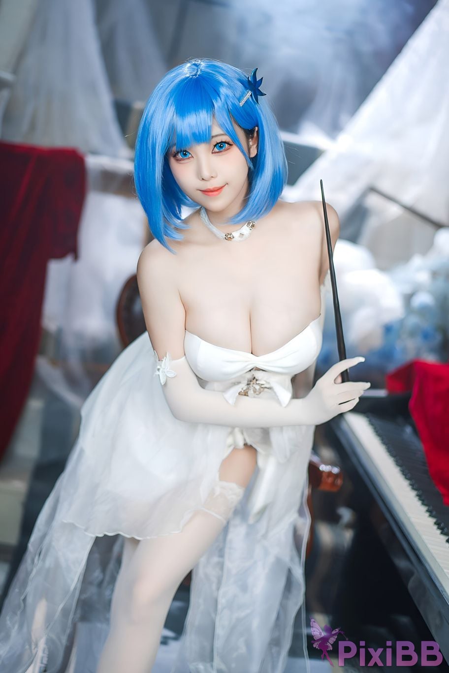 Coser Honey Cat Fur Azur Blue Route Chabayev White Cavalry PixiBB.COM 030