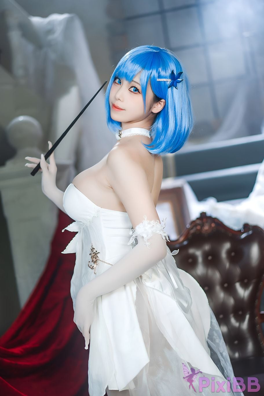Coser Honey Cat Fur Azur Blue Route Chabayev White Cavalry PixiBB.COM 032