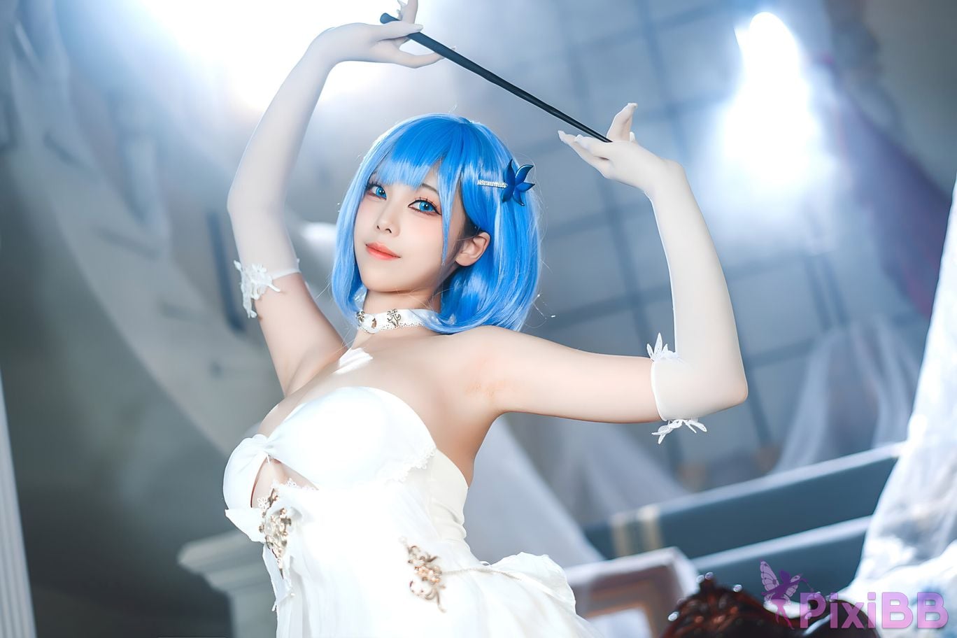 Coser Honey Cat Fur Azur Blue Route Chabayev White Cavalry PixiBB.COM 038
