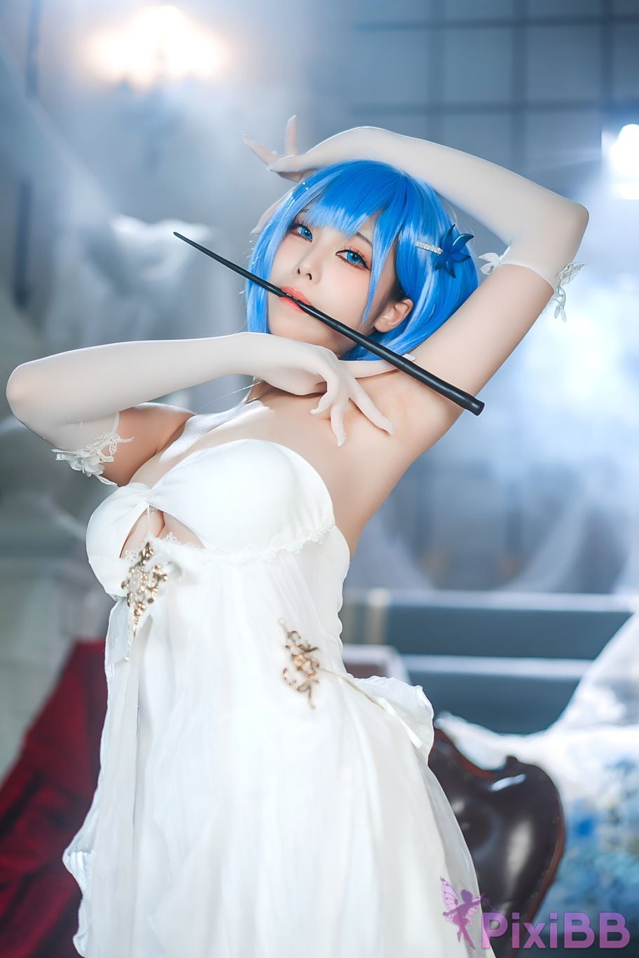 Coser Honey Cat Fur Azur Blue Route Chabayev White Cavalry PixiBB.COM 039