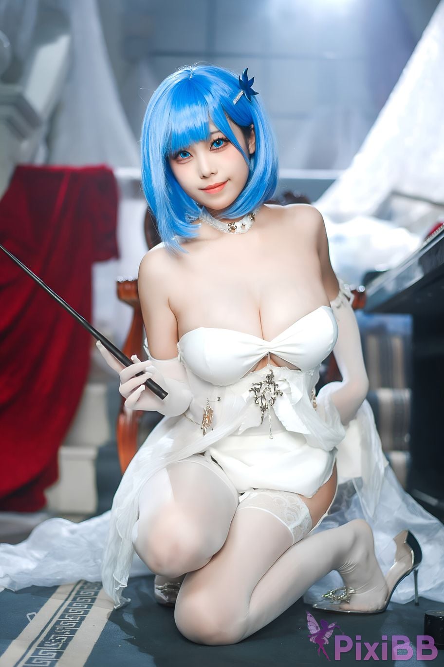 Coser Honey Cat Fur Azur Blue Route Chabayev White Cavalry PixiBB.COM 044