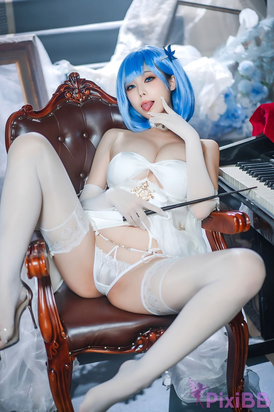 Coser Honey Cat Fur Azur Blue Route Chabayev White Cavalry PixiBB.COM 052