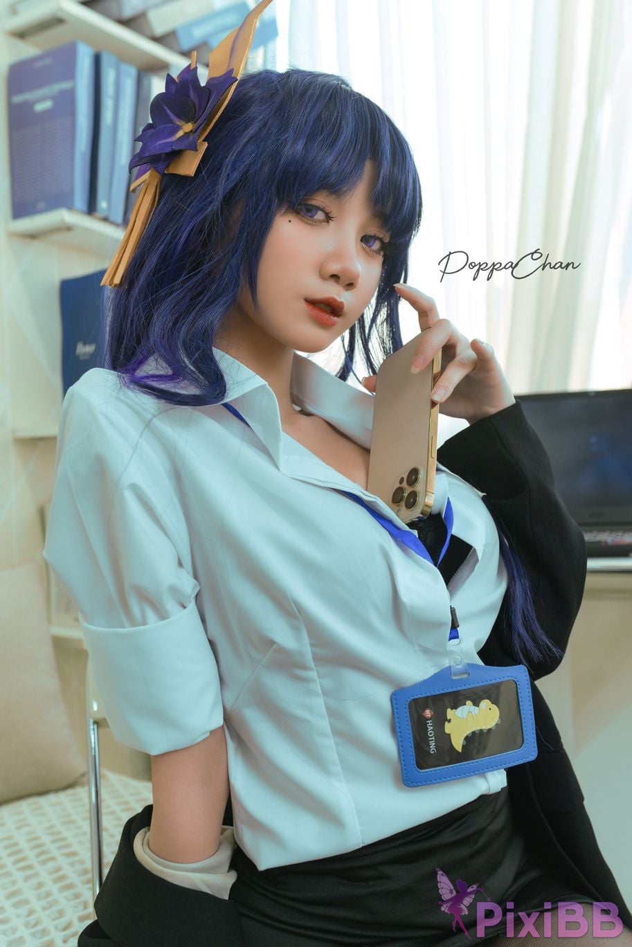 Coser PoppaChan Raiden Shogun Officer PixiBB.COM 004