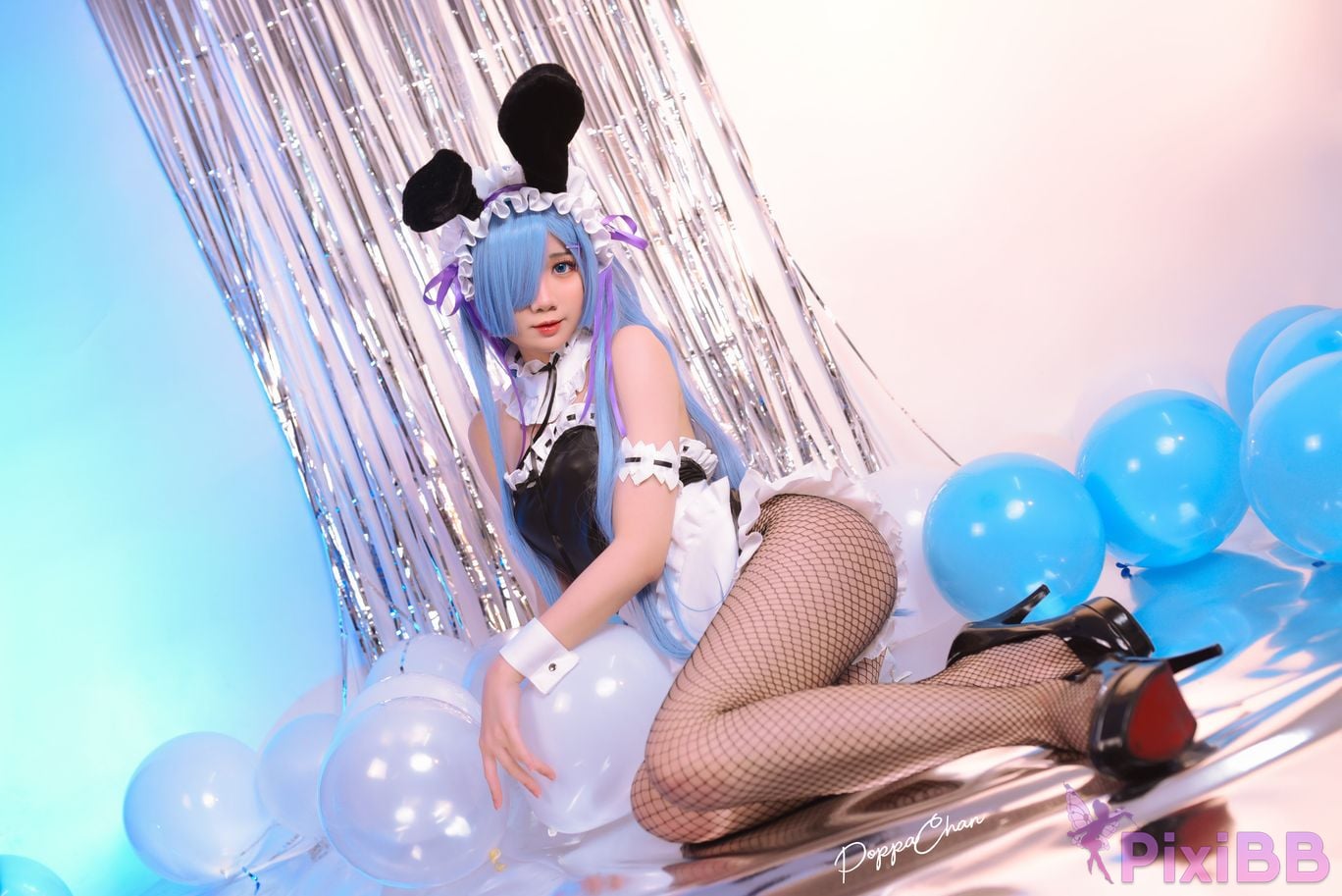 Coser PoppaChan Rem Bunny Re Zero PixiBB.COM 001