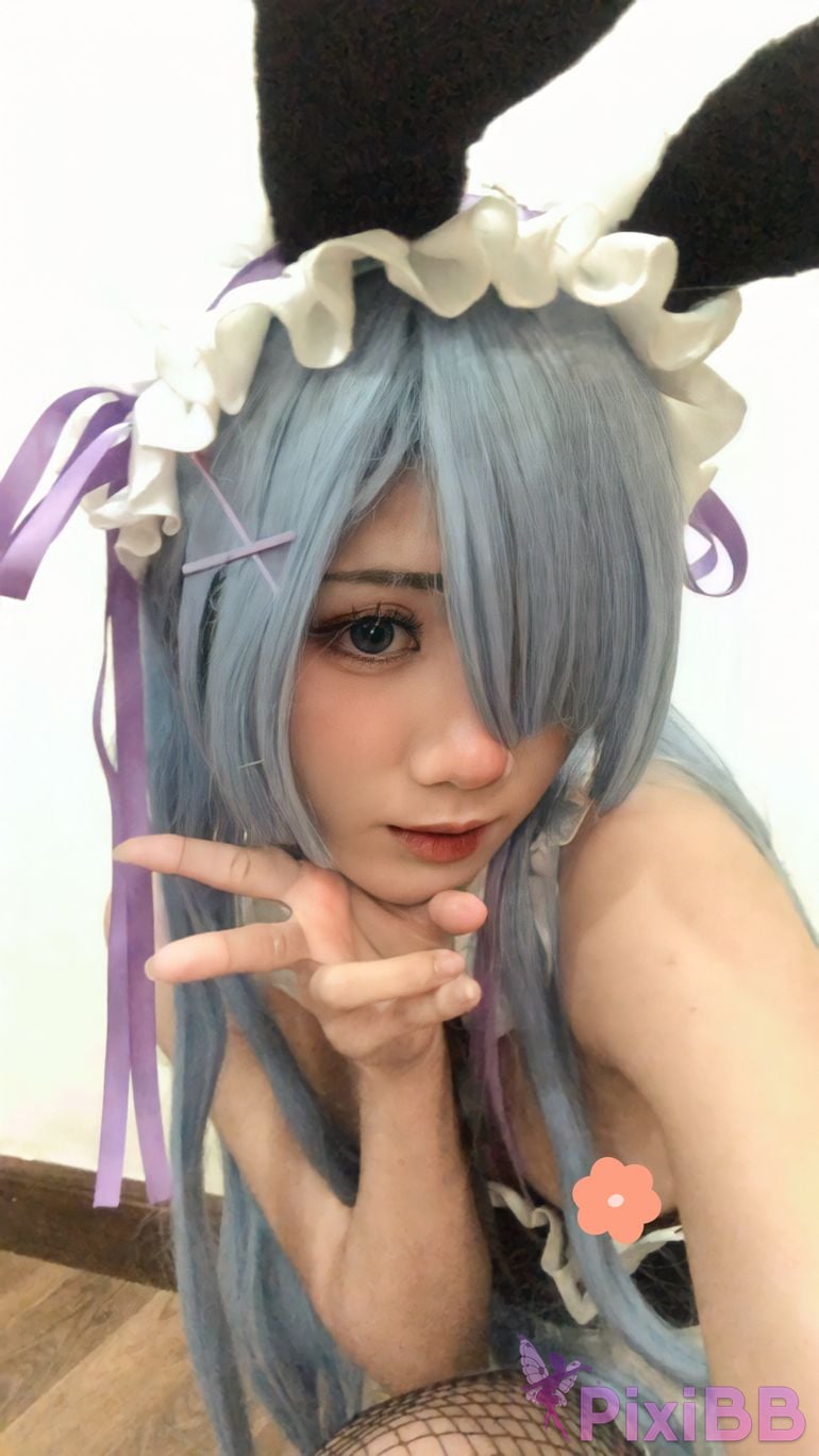 Coser PoppaChan Rem Bunny Re Zero PixiBB.COM 003