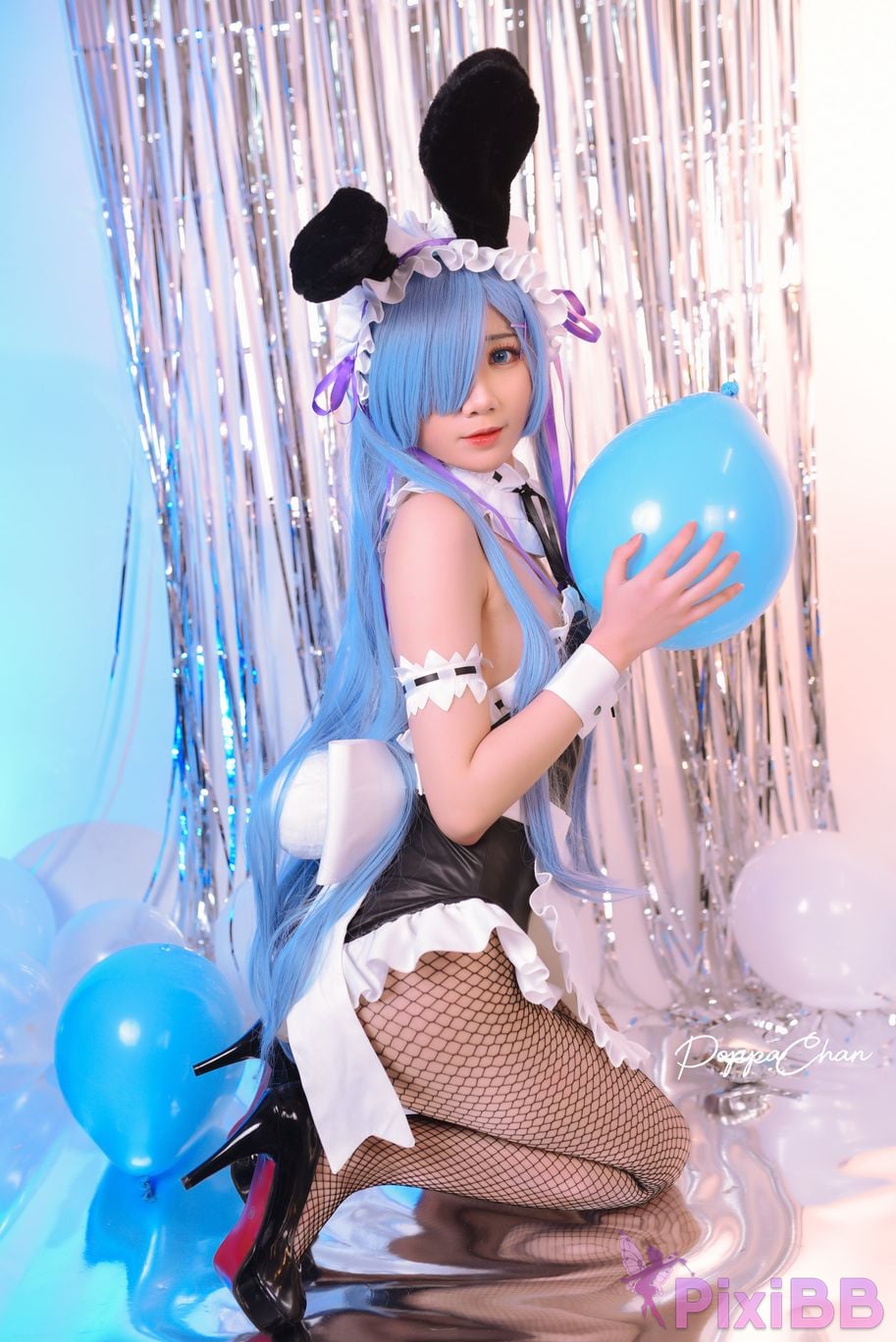 Coser PoppaChan Rem Bunny Re Zero PixiBB.COM 004