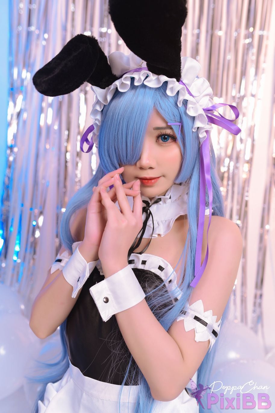 Coser PoppaChan Rem Bunny Re Zero PixiBB.COM 005