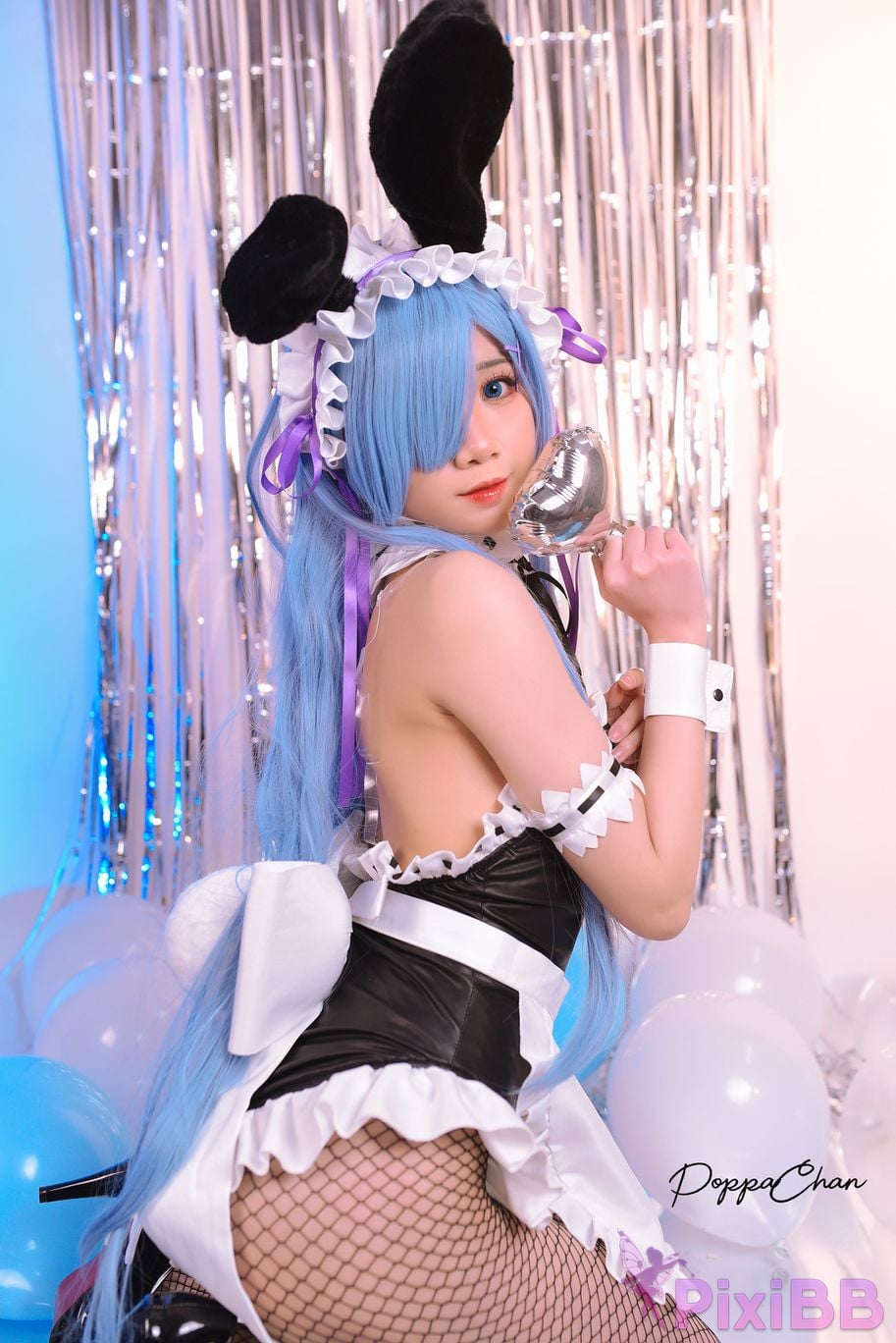 Coser PoppaChan Rem Bunny Re Zero PixiBB.COM 007