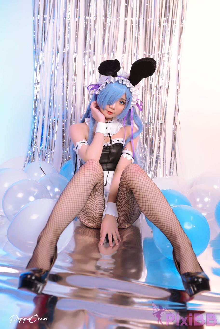 Coser PoppaChan Rem Bunny Re Zero PixiBB.COM 013