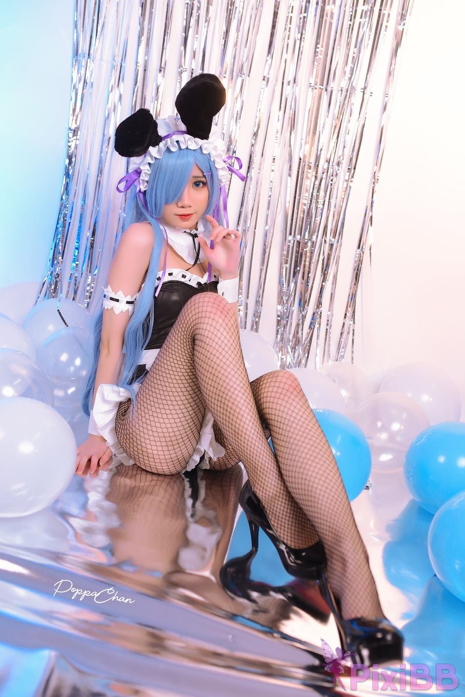 Coser PoppaChan Rem Bunny Re Zero PixiBB.COM 014