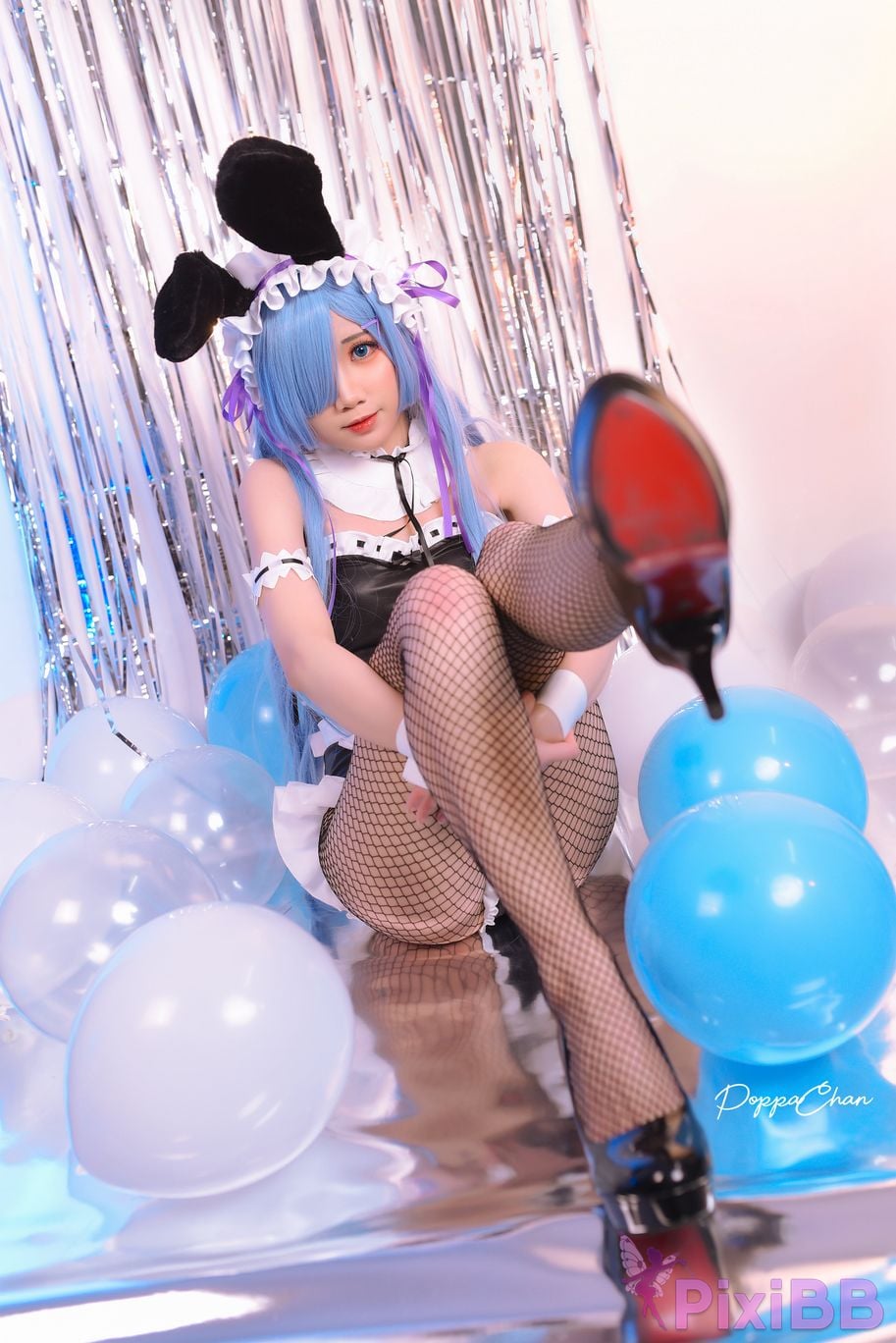 Coser PoppaChan Rem Bunny Re Zero PixiBB.COM 022