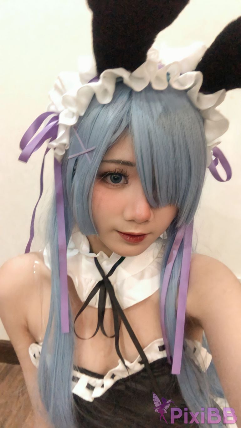 Coser PoppaChan Rem Bunny Re Zero PixiBB.COM 032