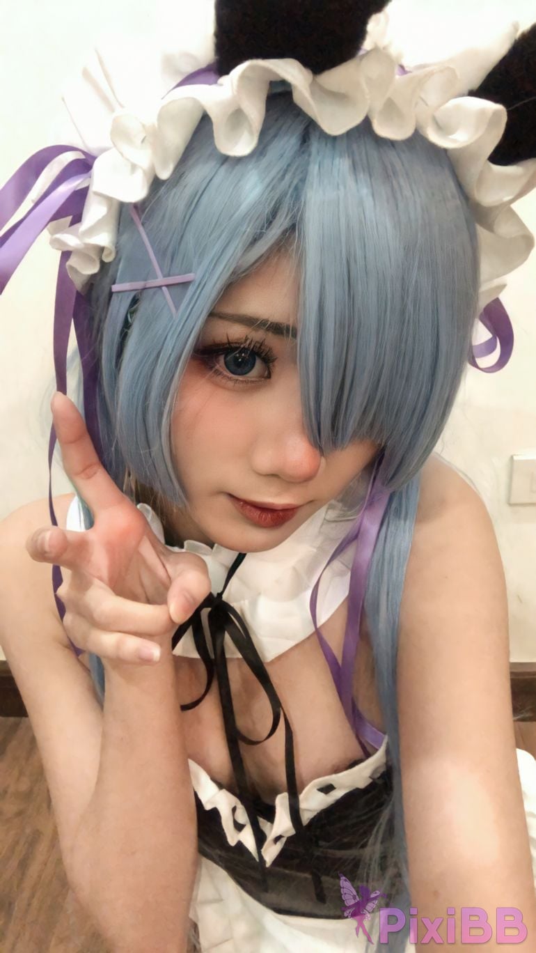 Coser PoppaChan Rem Bunny Re Zero PixiBB.COM 034